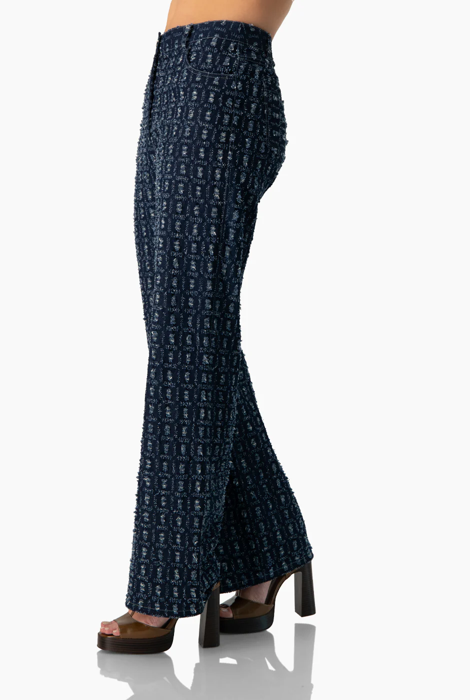 Pantalon denim recto con bolsillos - Image 4