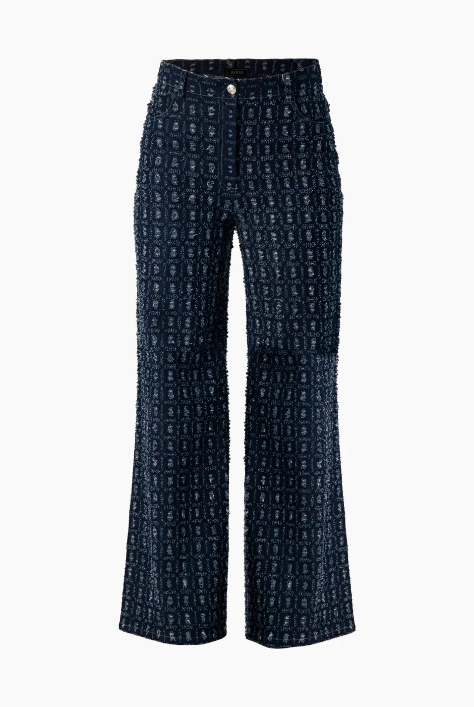 Pantalon denim recto con bolsillos - Image 5