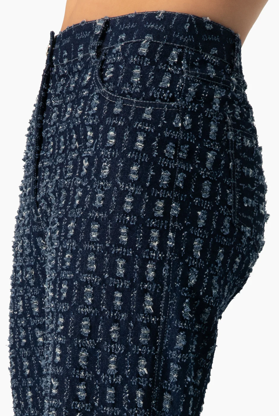 Pantalon denim recto con bolsillos - Image 7