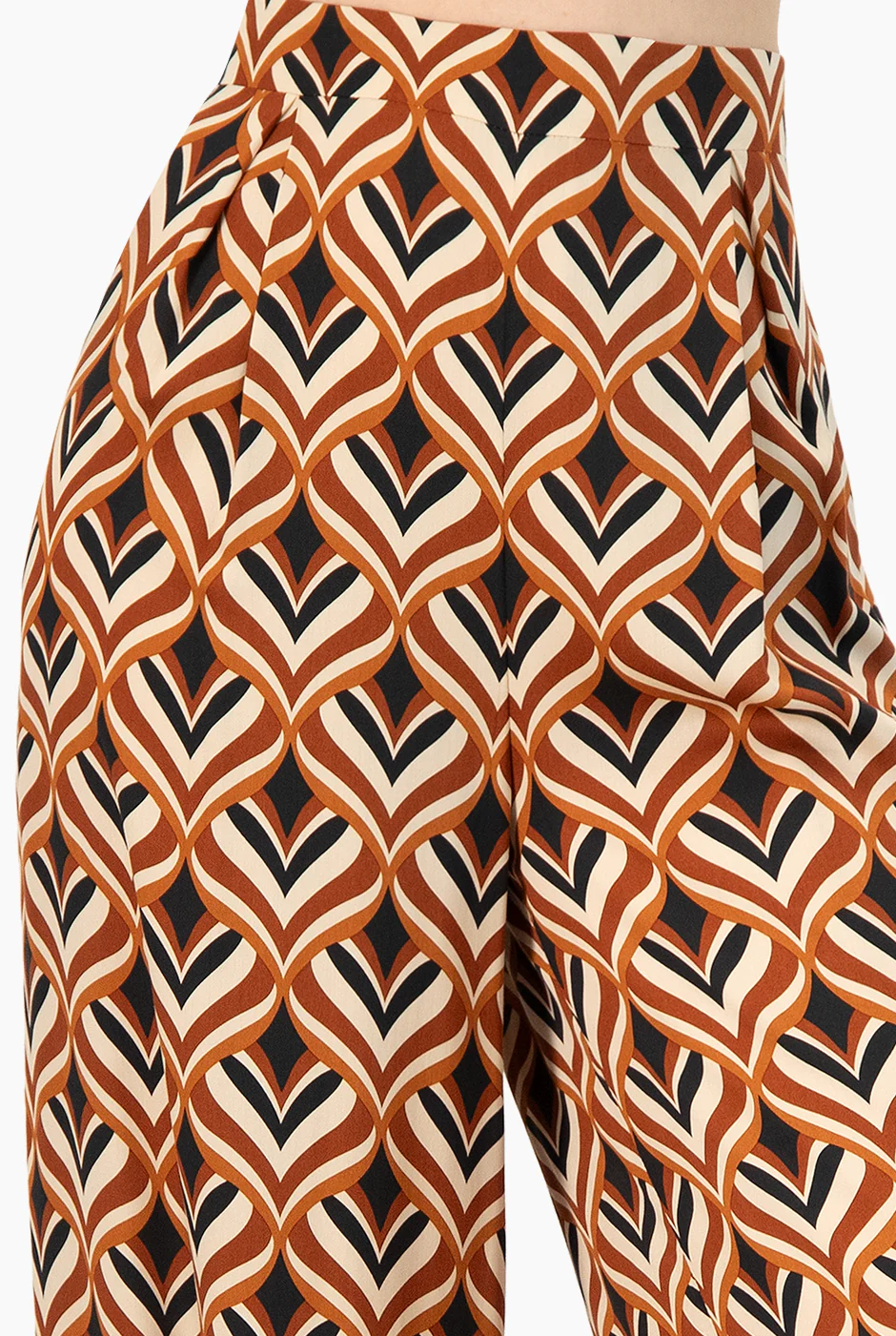 Pantalon estampado amplio y cierre - Image 7