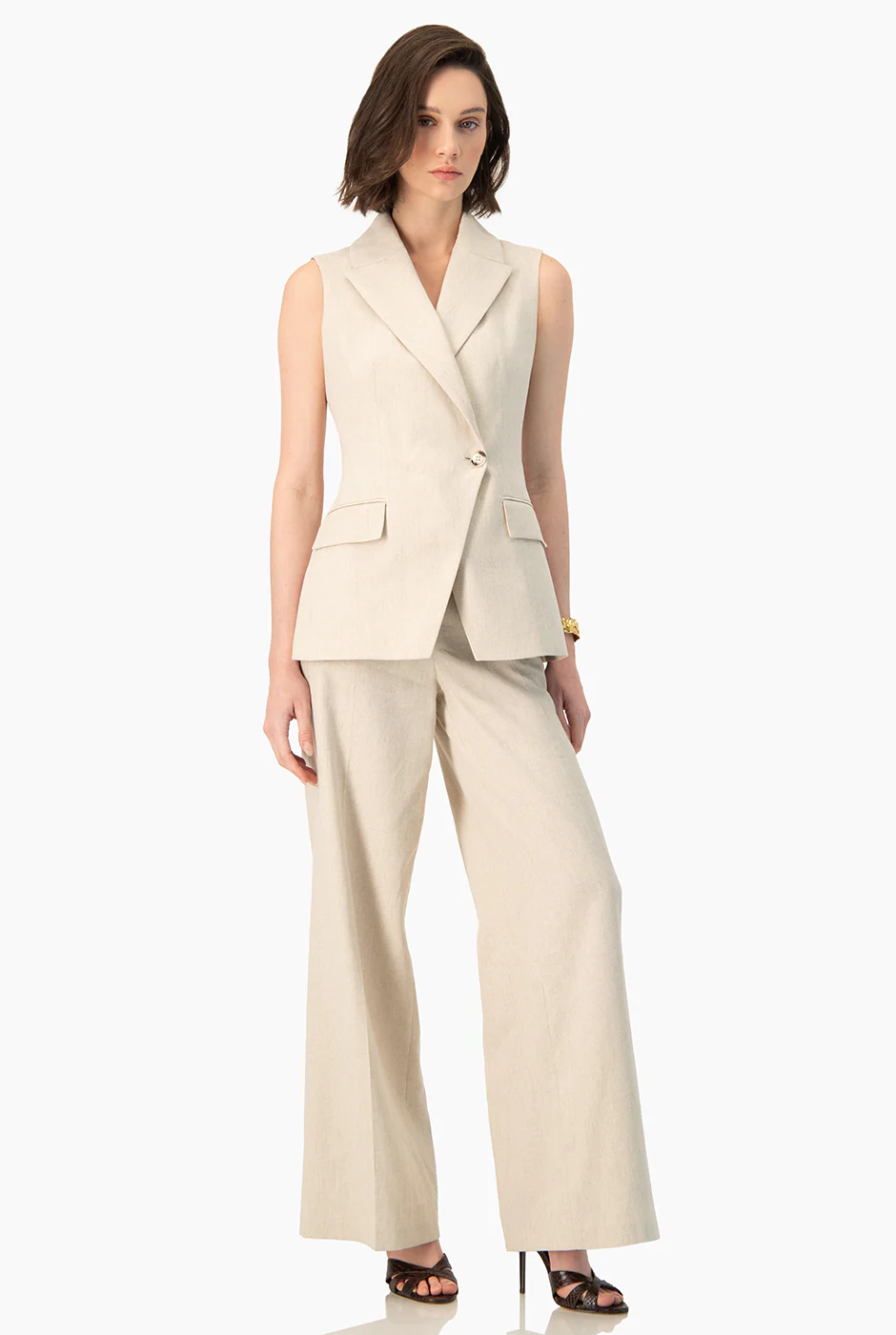Pantalon Ivonne color beige - Image 4
