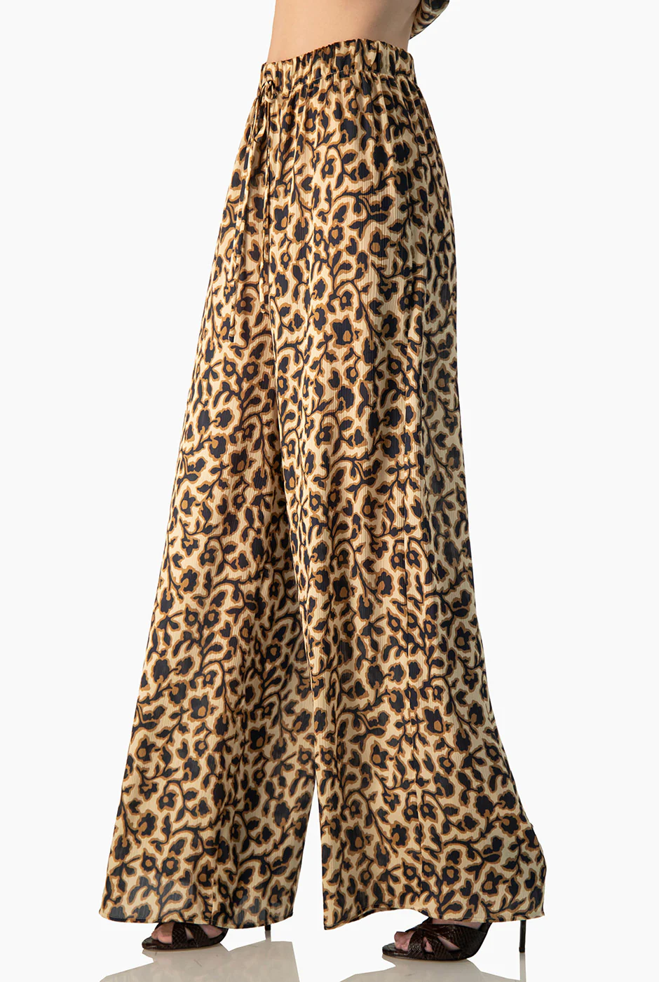 Pantalon Ivonne estampado con jareta - Image 3