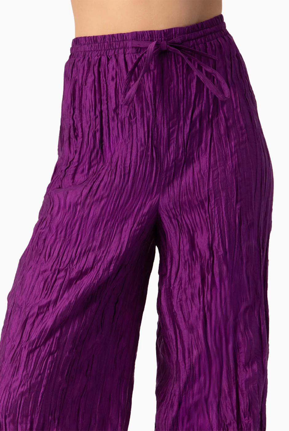 Pantalon morado con cintas - Image 7