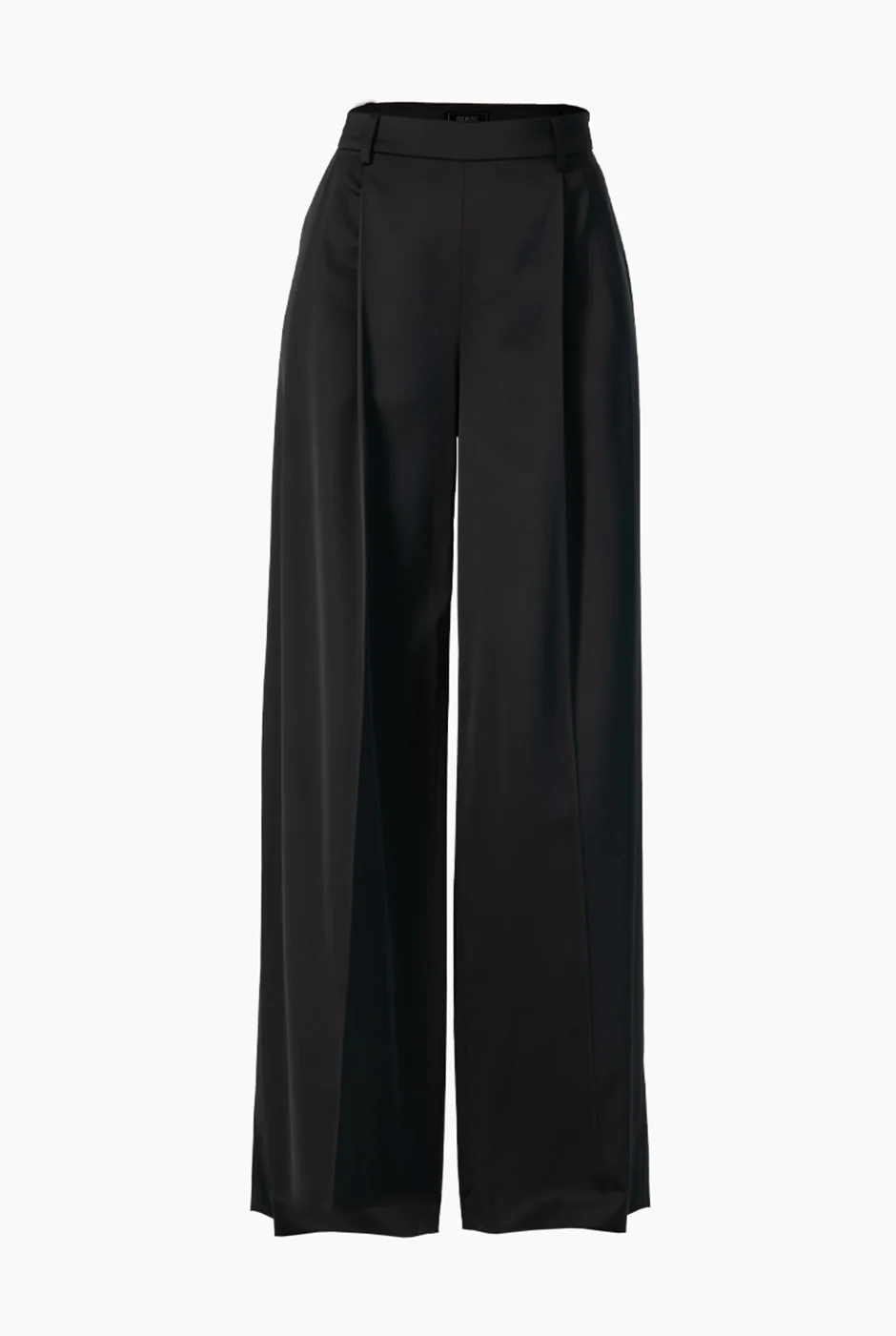 Pantalon negro liso pierna amplia - Image 5