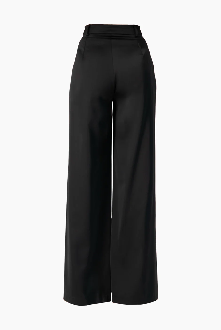 Pantalon negro liso pierna amplia - Image 8