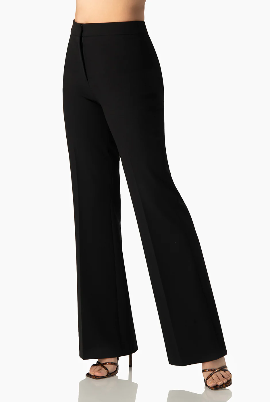 Pantalon negro recto sastreado - Image 4