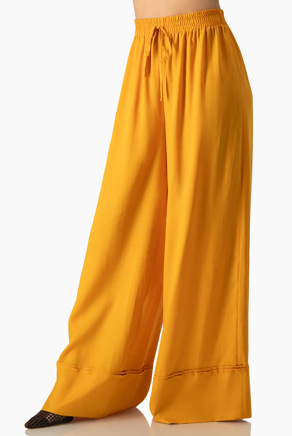 Pantalon pierna amplia naranja - Image 4