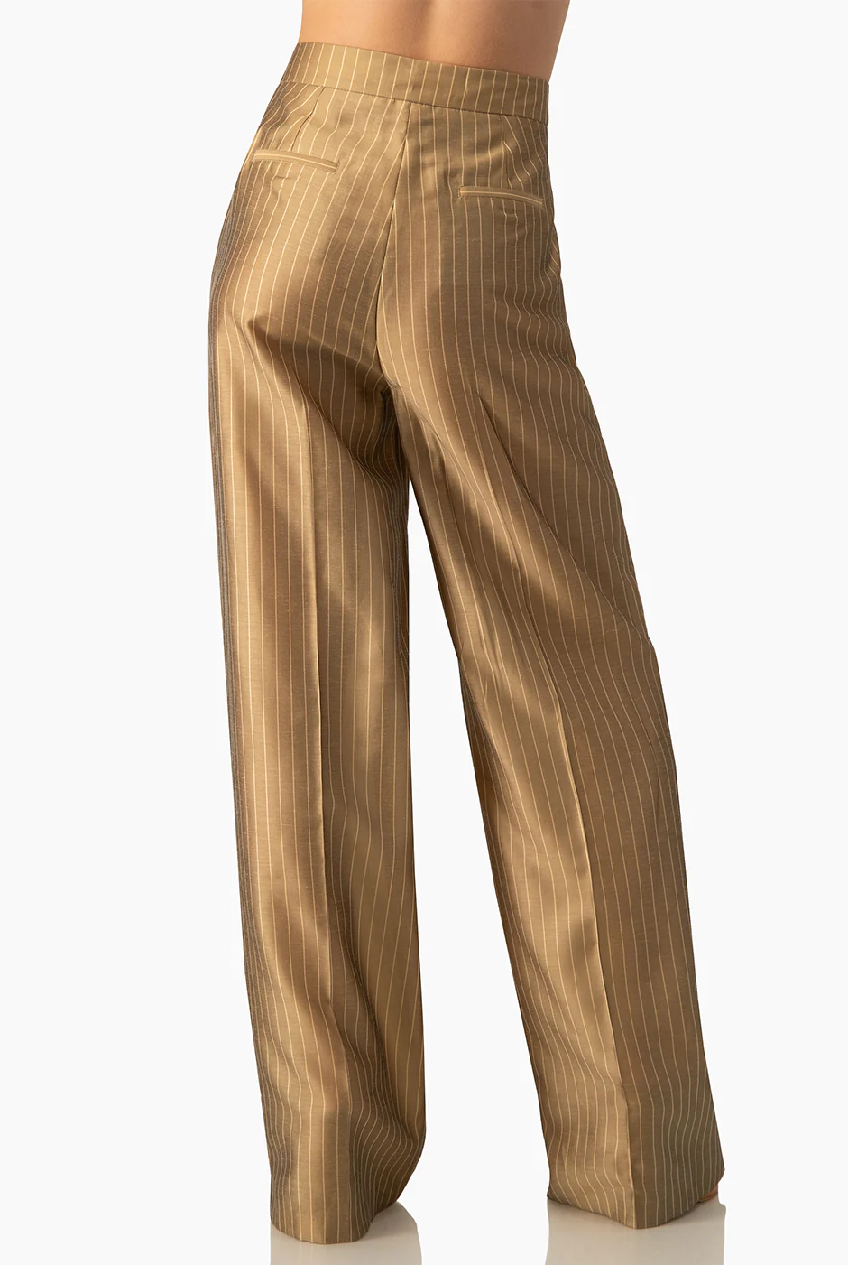 Pantalon rayado de pierna ancha - Image 2