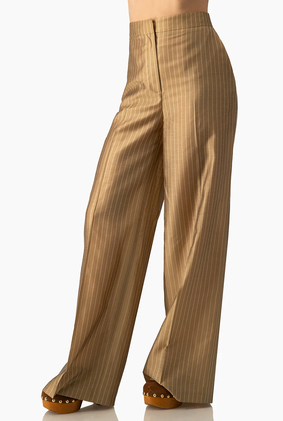 Pantalon rayado de pierna ancha - Image 4