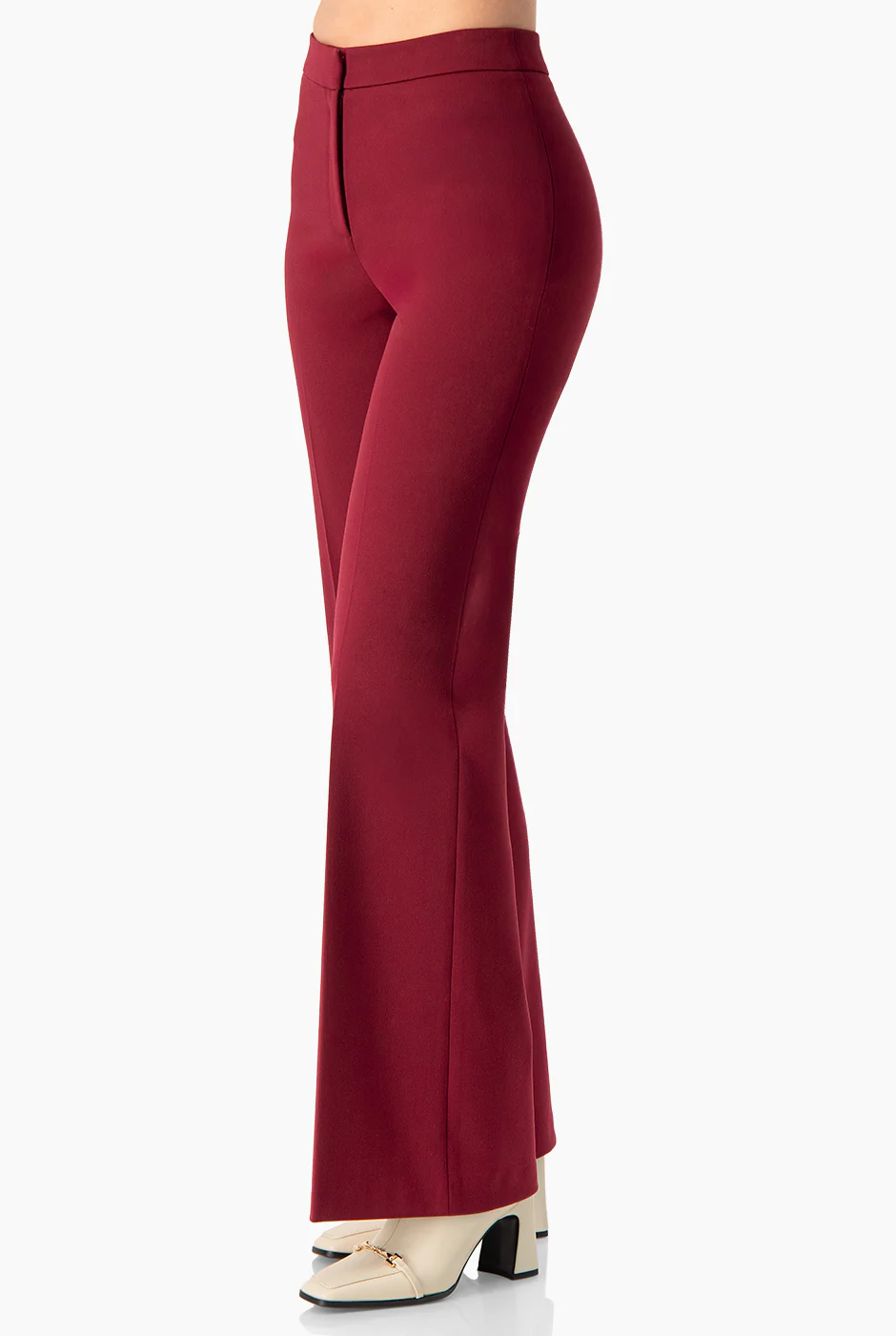 Pantalon recto color vino - Image 4