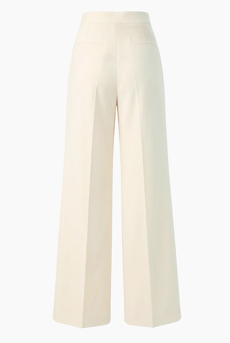 Pantalon recto en tono marfil - Image 8