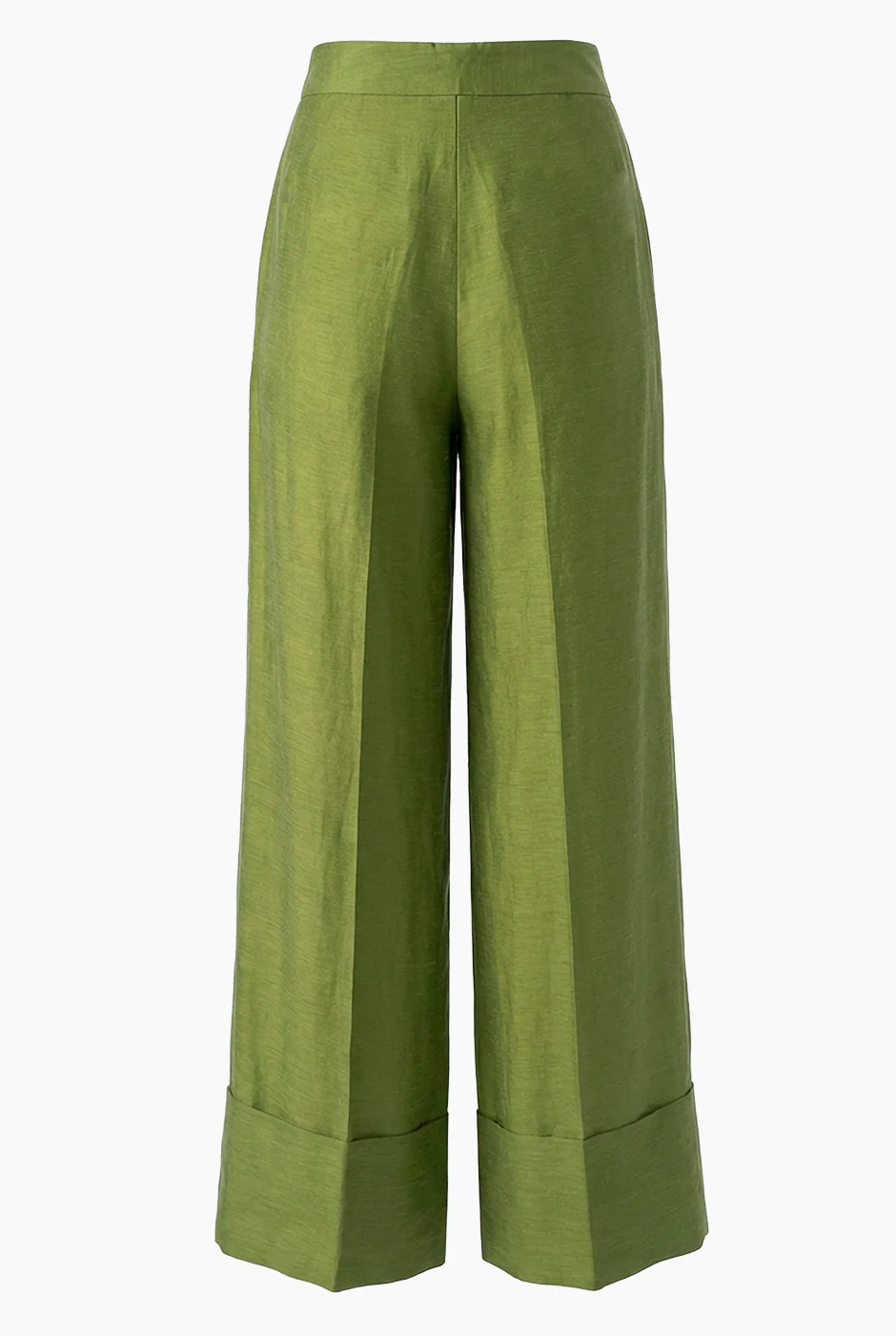 Pantalon verde de pierna maxi - Image 8