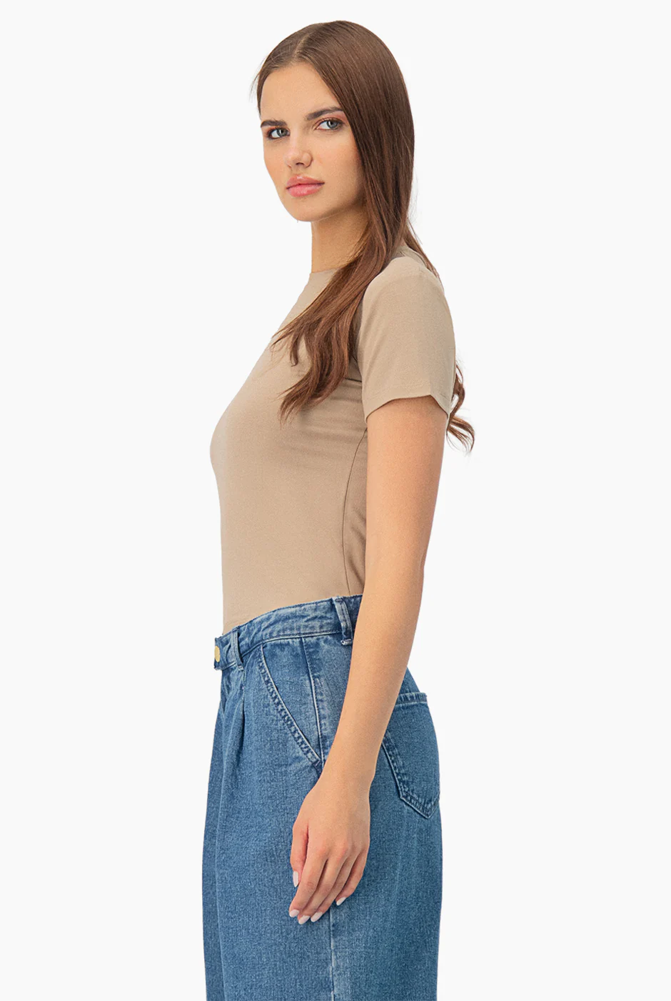 Playera basica casual de manga corta - Image 3
