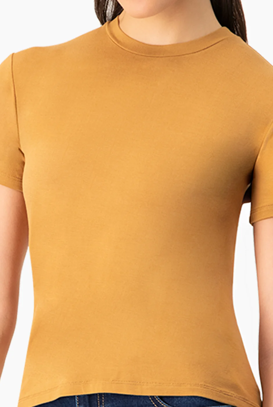 Playera basica recta manga corta - Image 6