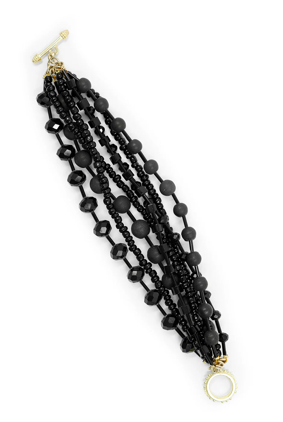 Pulsera Black Beads - Image 3