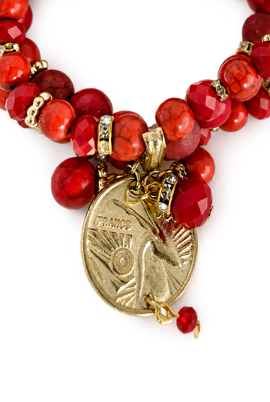 Pulsera Red B & Coin - Image 2