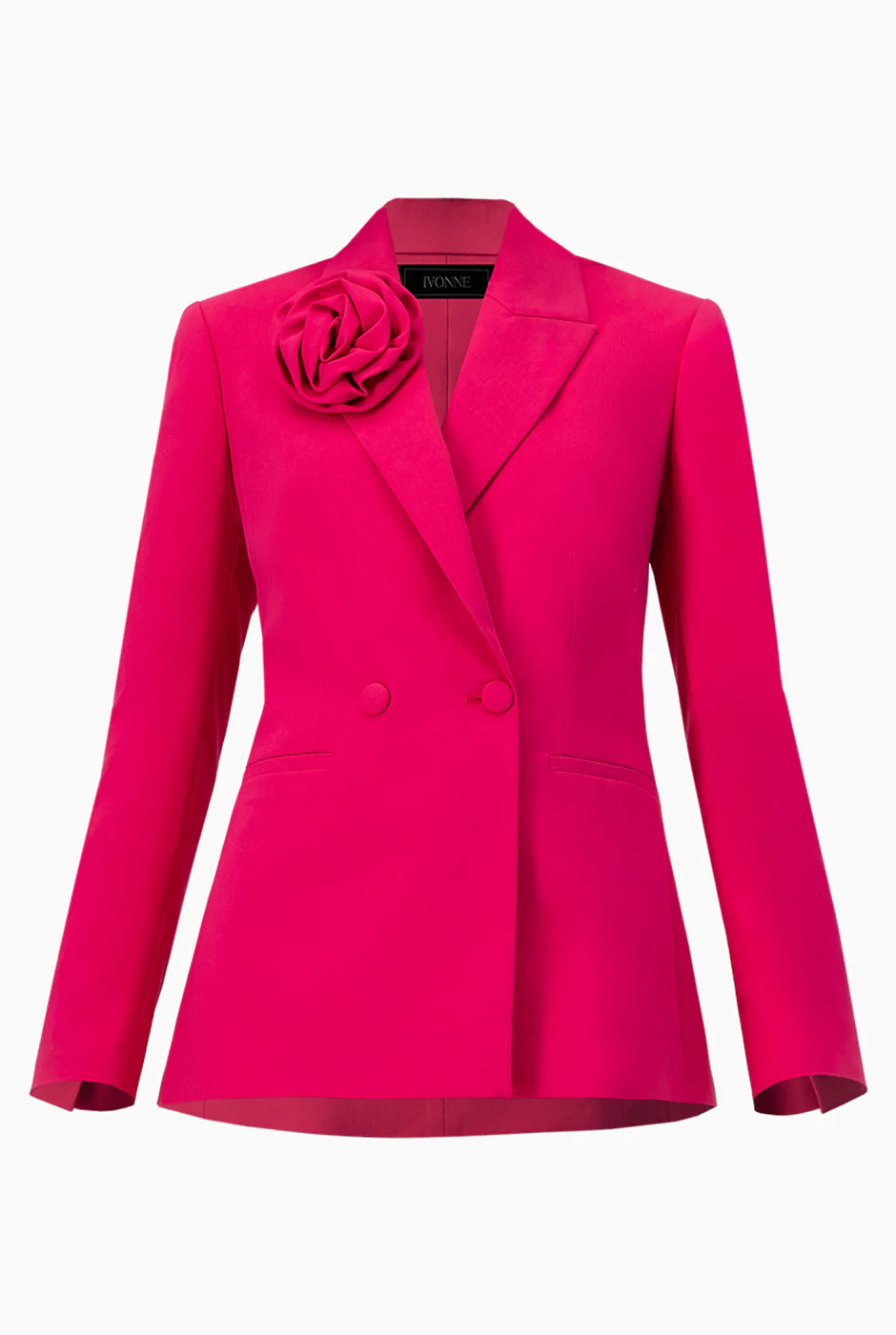 Saco fucsia de doble boton - Image 5