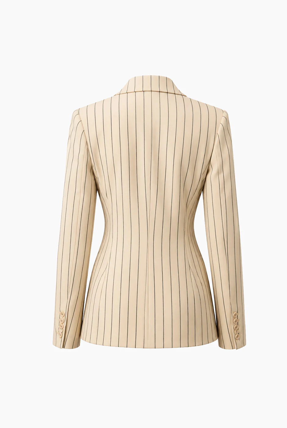 Saco Ivonne rayado doble botonadura - Image 8