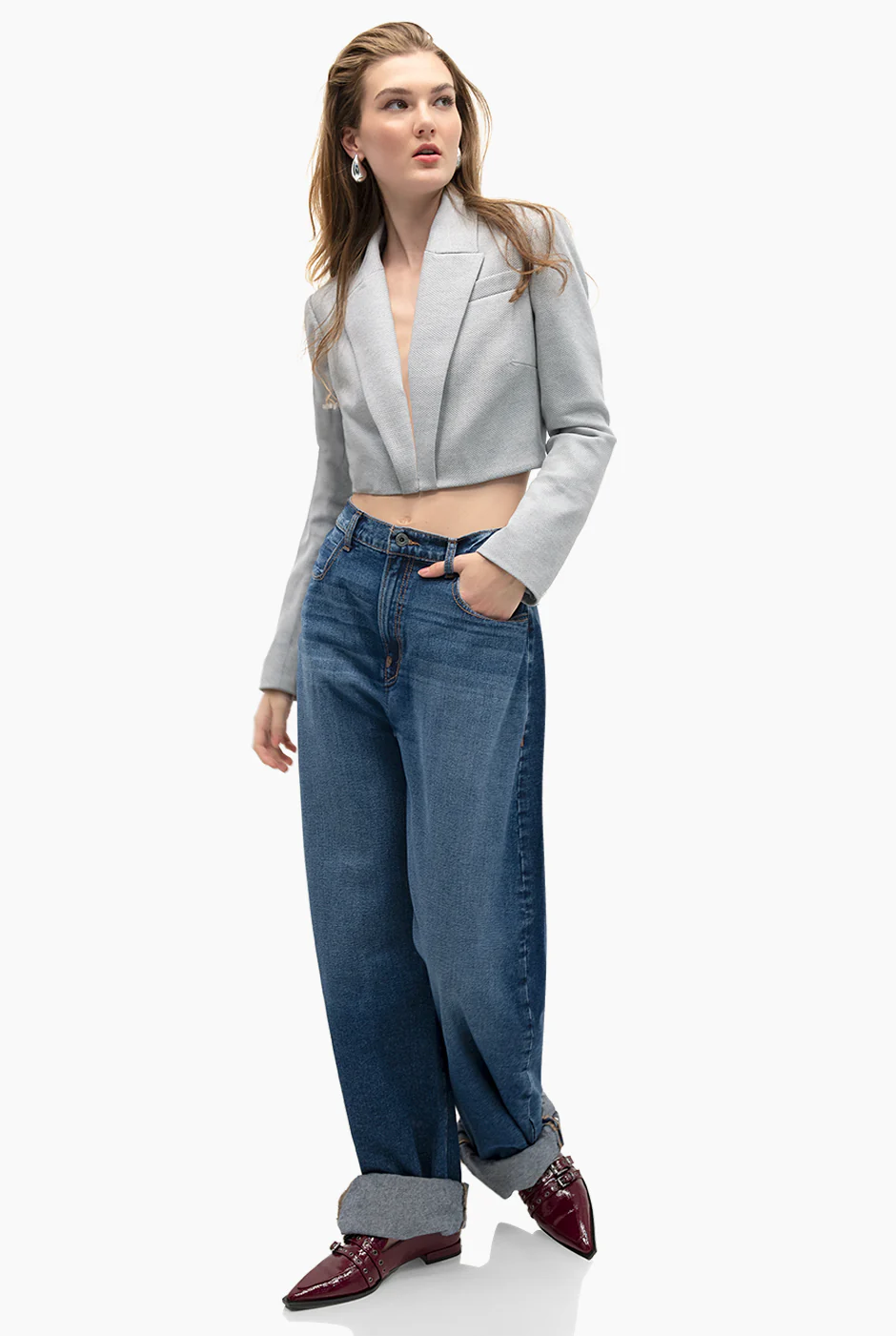 Saco torero gris - Image 6