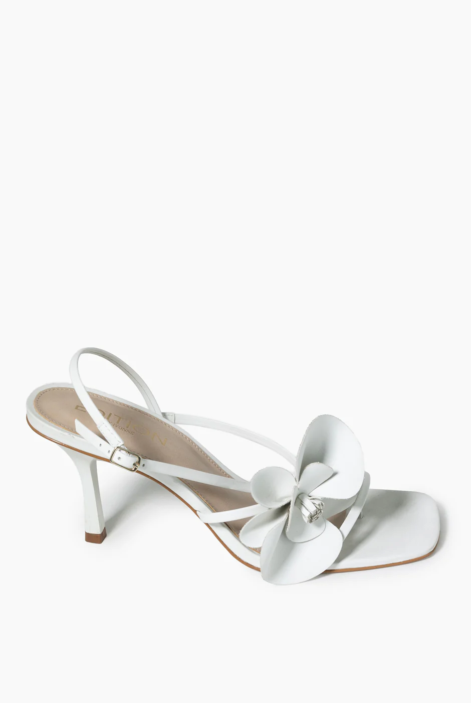 Sandalia Leather Flower