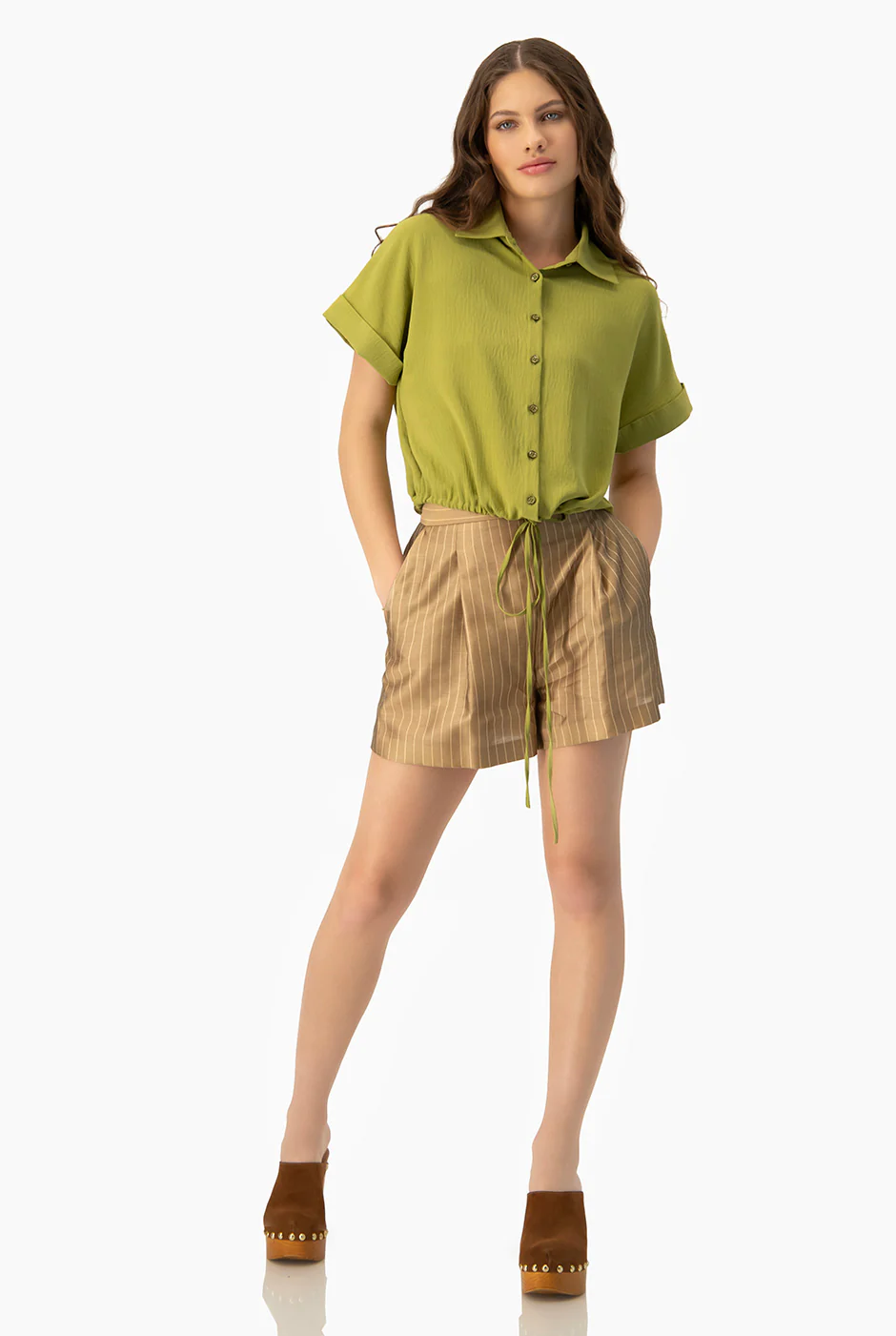 Short rayado con bolsillos - Image 6