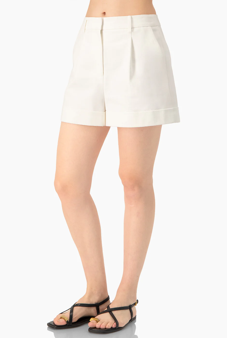 Short sastreado en tono marfil - Image 4