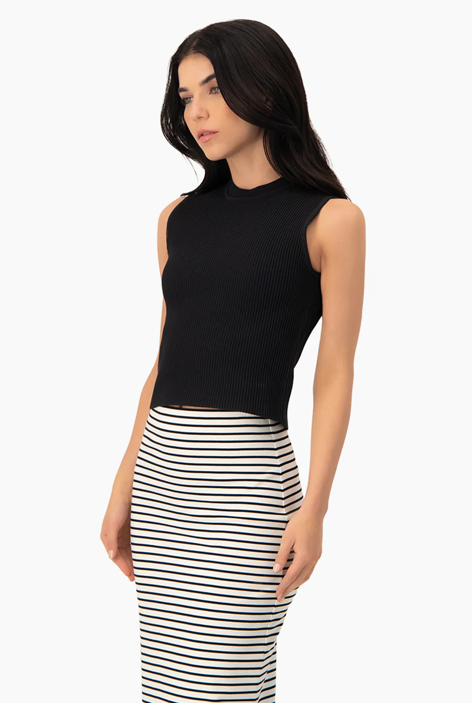 Slim Top Knitted Rib - Image 4