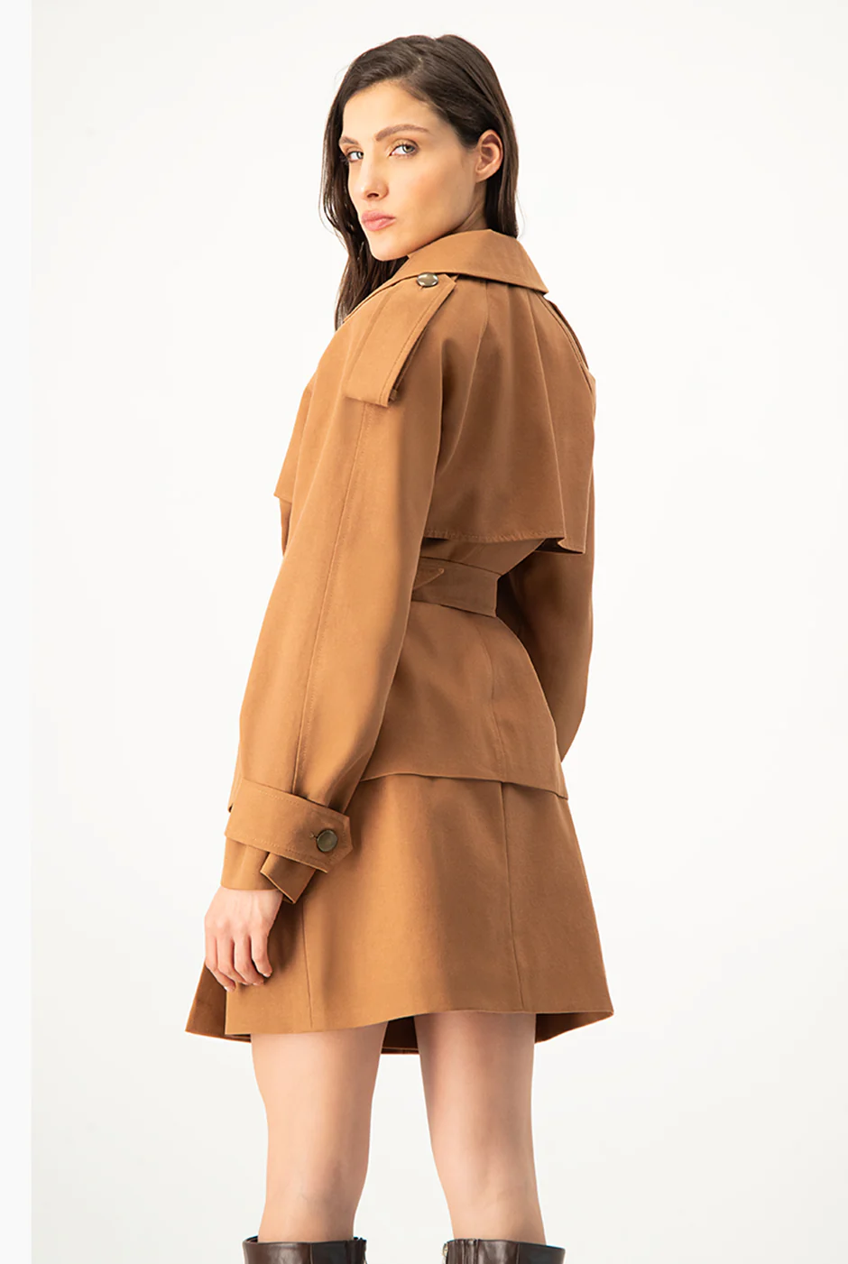 Trench cruzado corto - Image 2