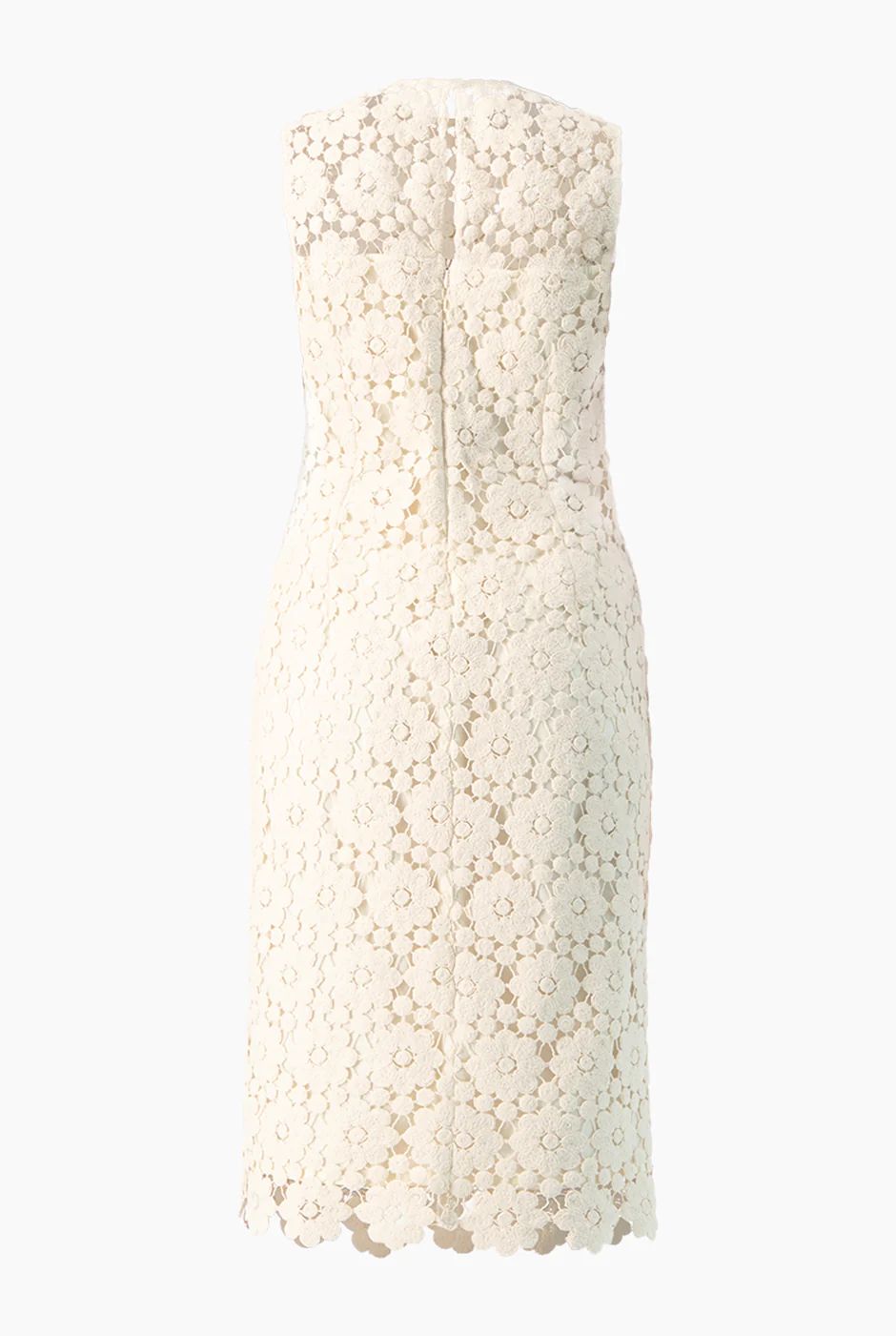 Vestido corto en tono marfil - Image 6