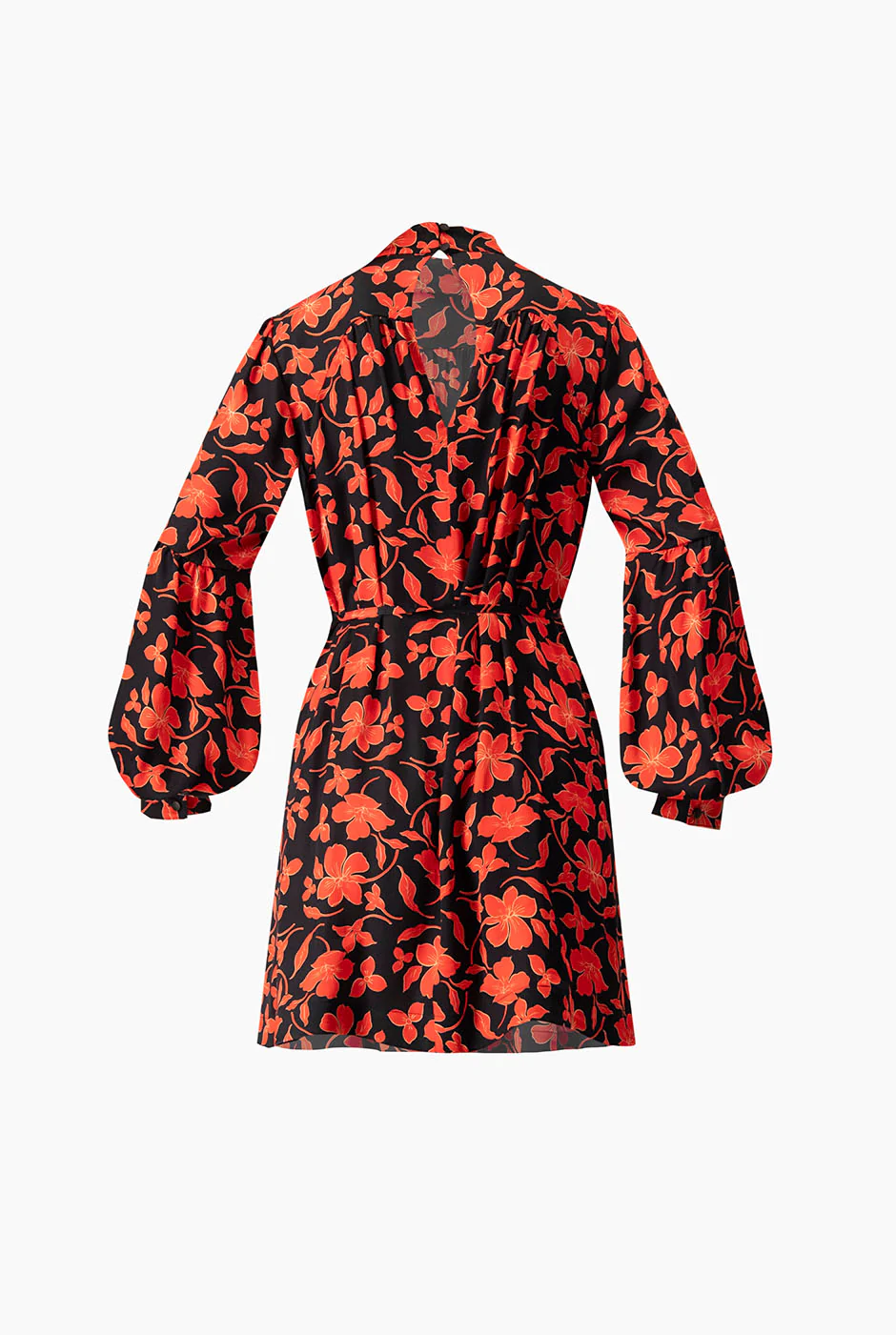 Vestido corto estampado cuello alto - Image 7