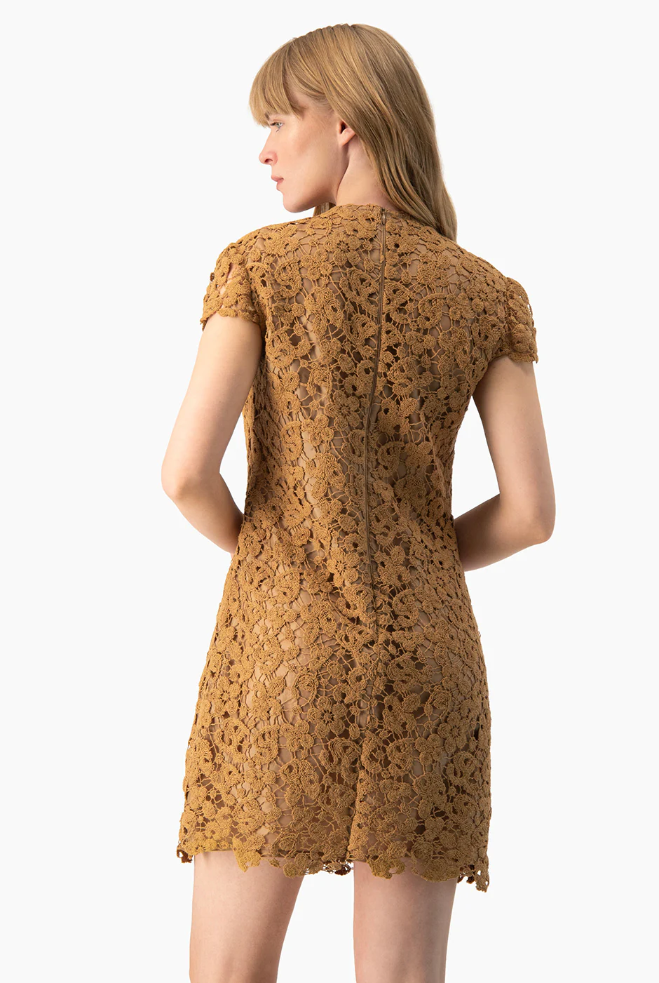 Vestido corto Ivonne de manga corta - Image 2