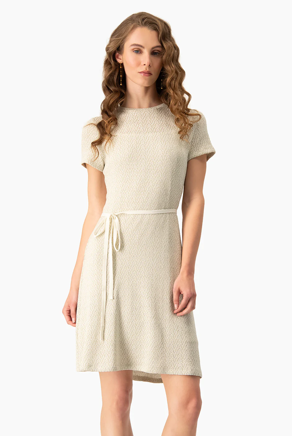Vestido corto tejido