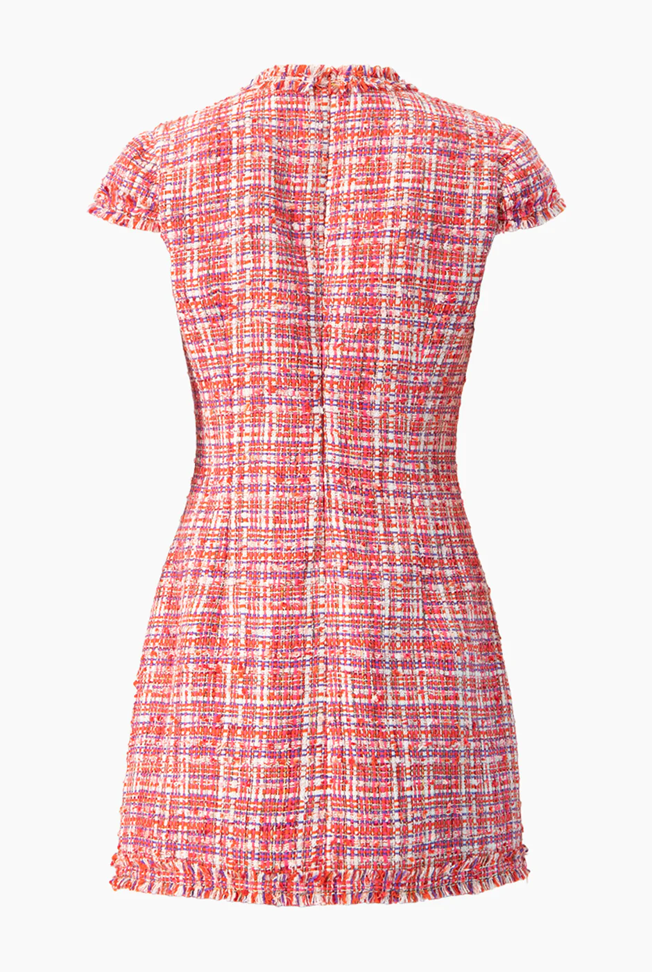 Vestido corto tejido escote de gota - Image 7