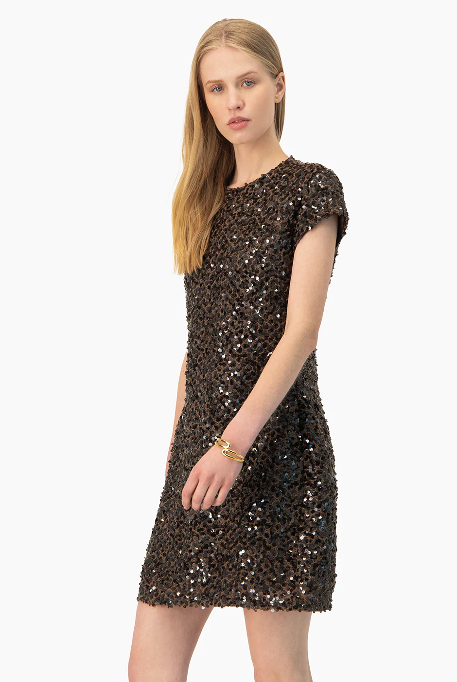 Vestido Ivonne corto de lentejuelas - Image 3
