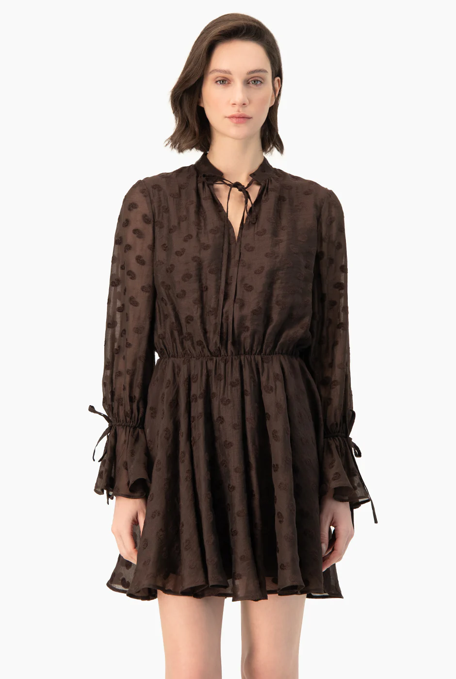 Vestido Ivonne corto escote V