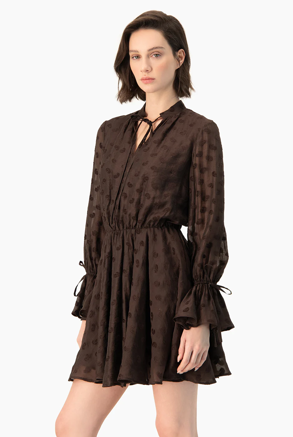 Vestido Ivonne corto escote V - Image 3