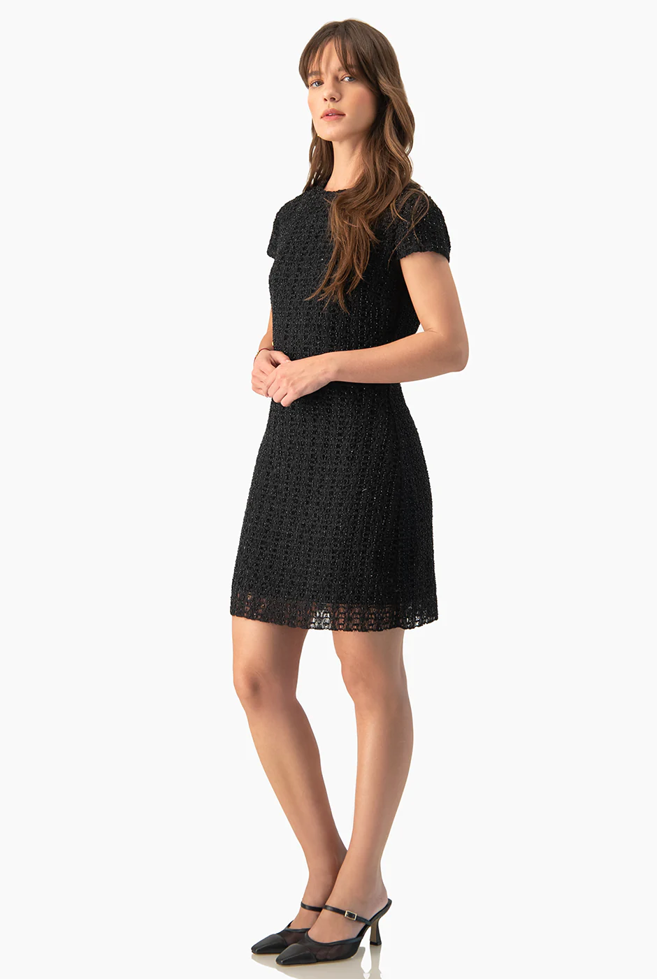 Vestido Ivonne corto negro - Image 3