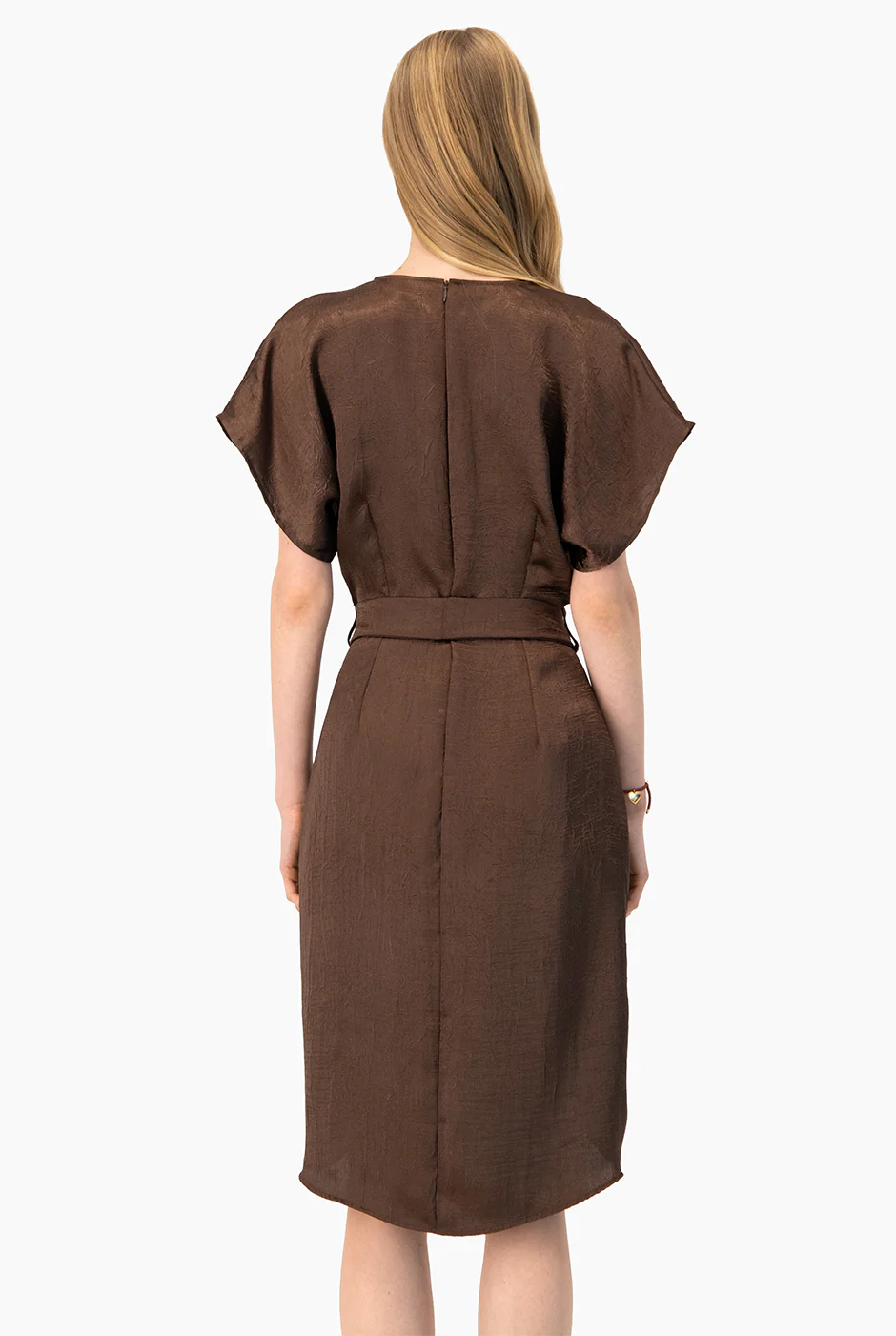 Vestido Ivonne cruzado con cinta - Image 2