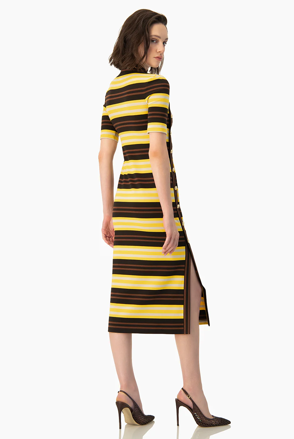 Vestido Ivonne midi manga corta - Image 2