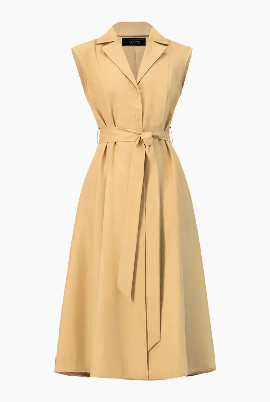 Vestido largo con cinta - Image 5