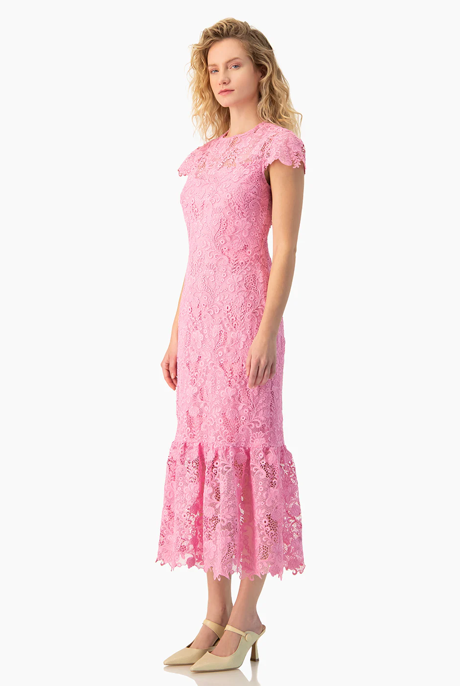 Vestido largo con olan en bajo - Image 3