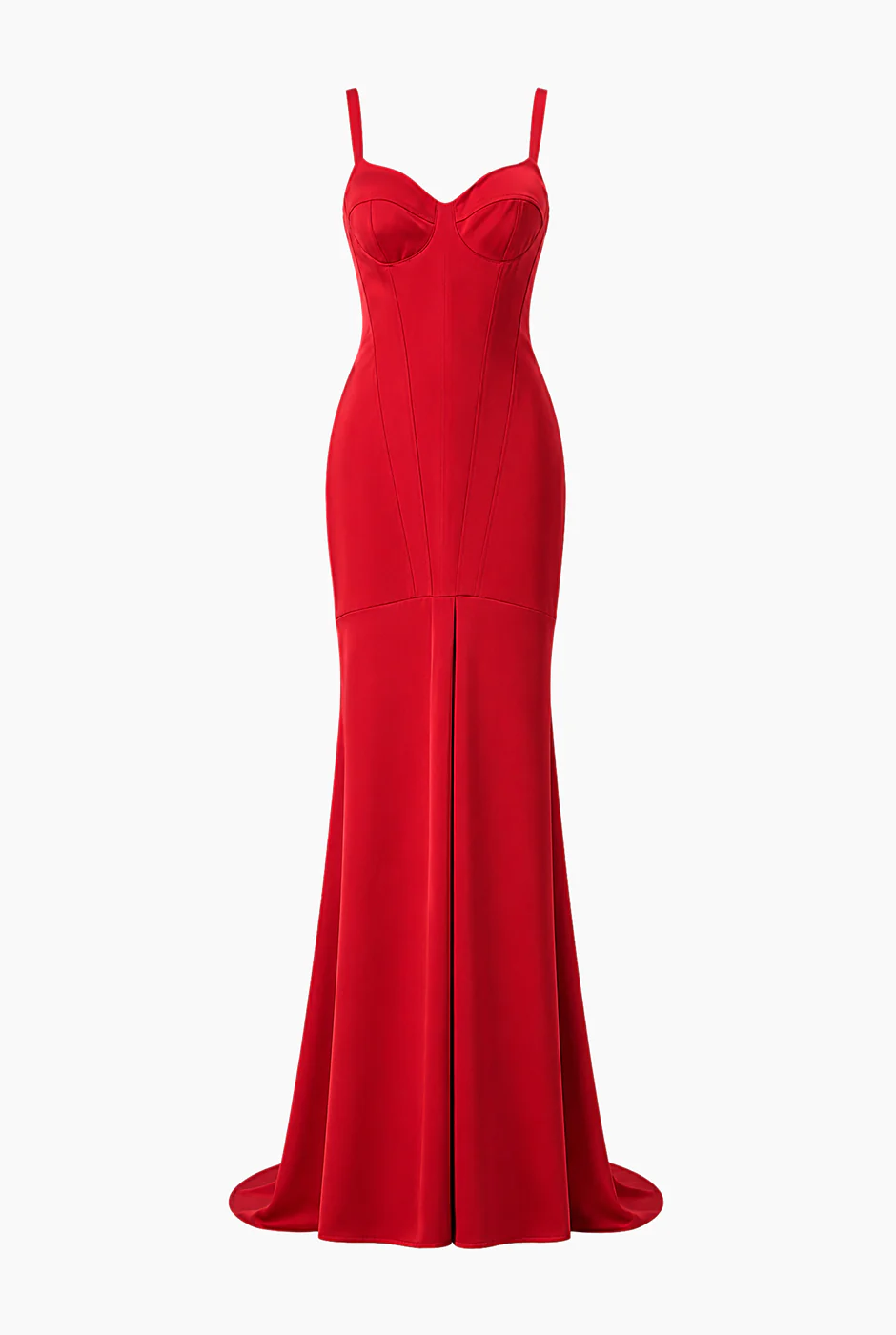 Vestido largo Couture rojo - Image 5