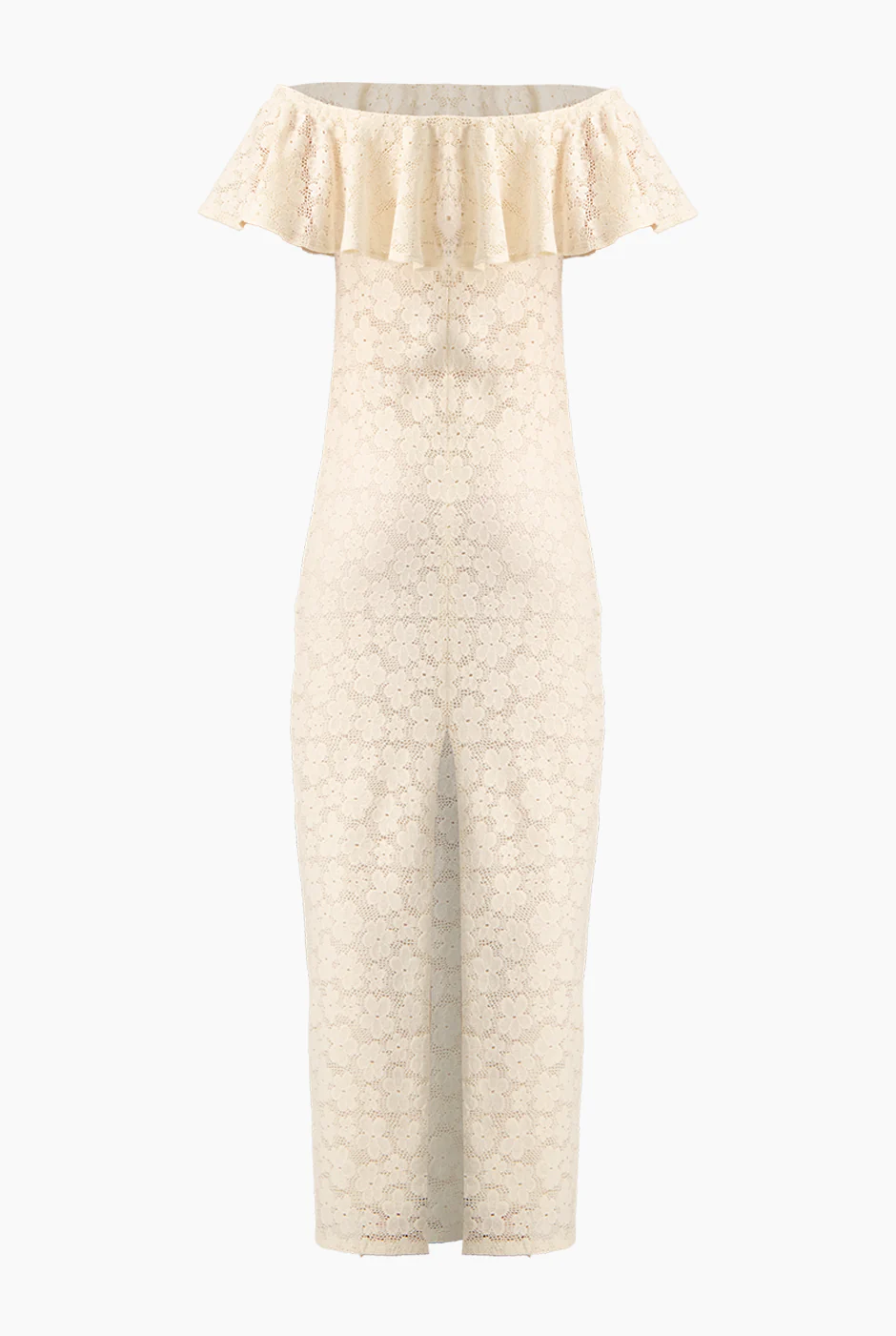 Vestido largo escote bardot - Image 6