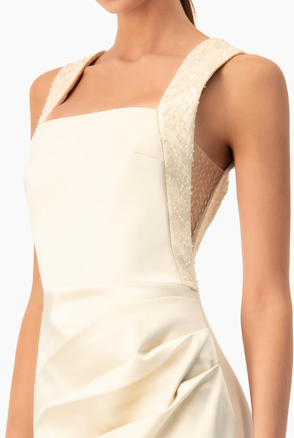 Vestido largo escote cuadrado - Image 4