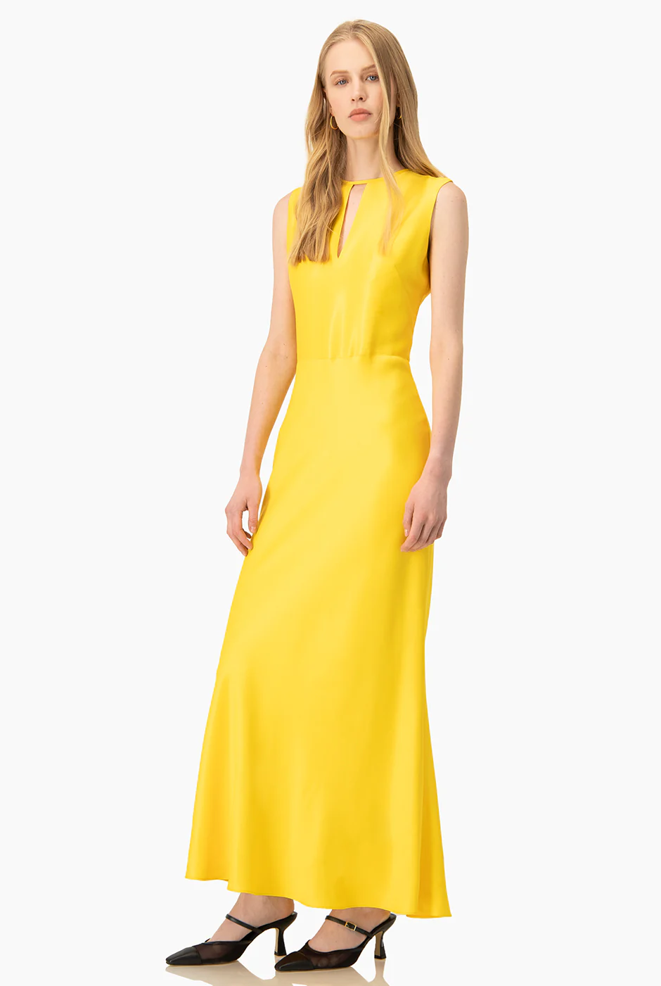 Vestido largo Ivonne sin mangas - Image 3