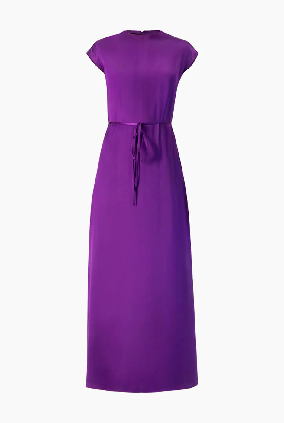 Vestido largo morado sin mangas - Image 5