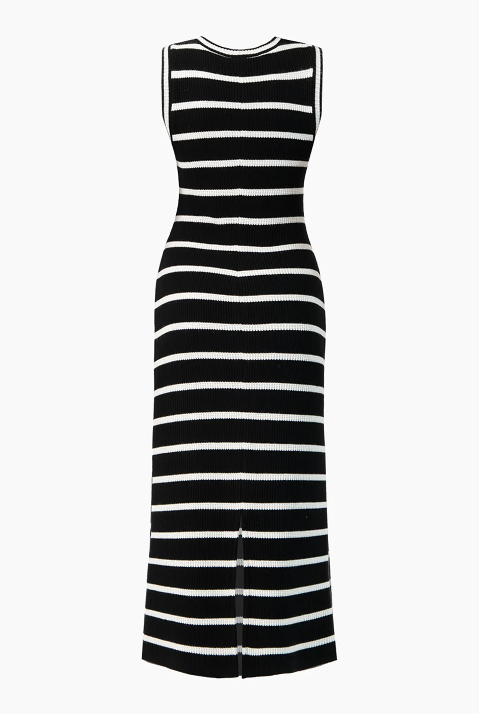 Vestido largo tejido y sin mangas - Image 6