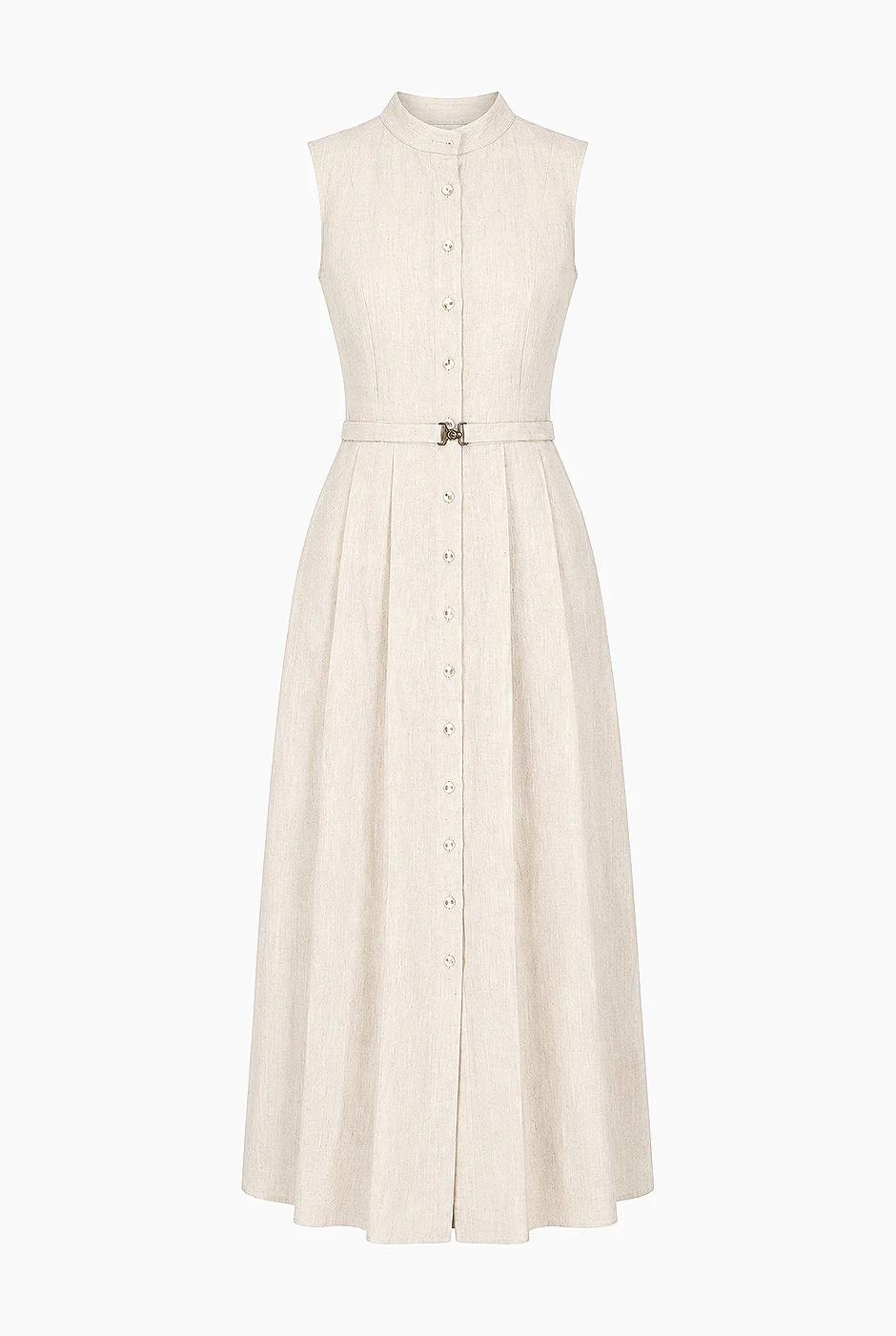 Vestido midi con botones - Image 5