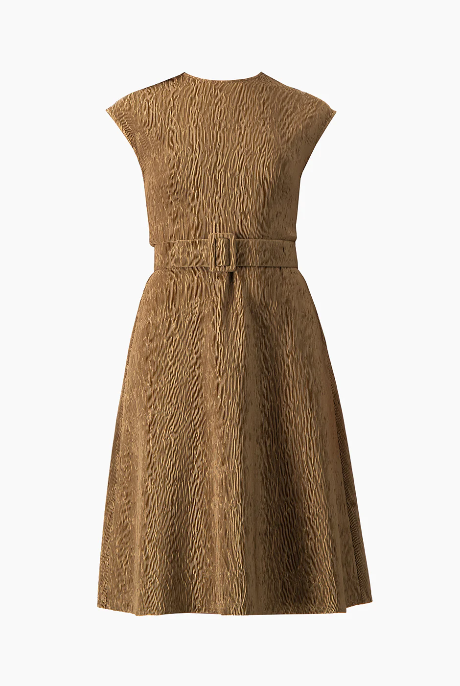 Vestido midi plisado - Image 5