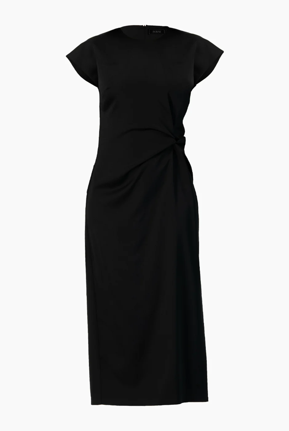 Vestido negro de hombro caido - Image 5